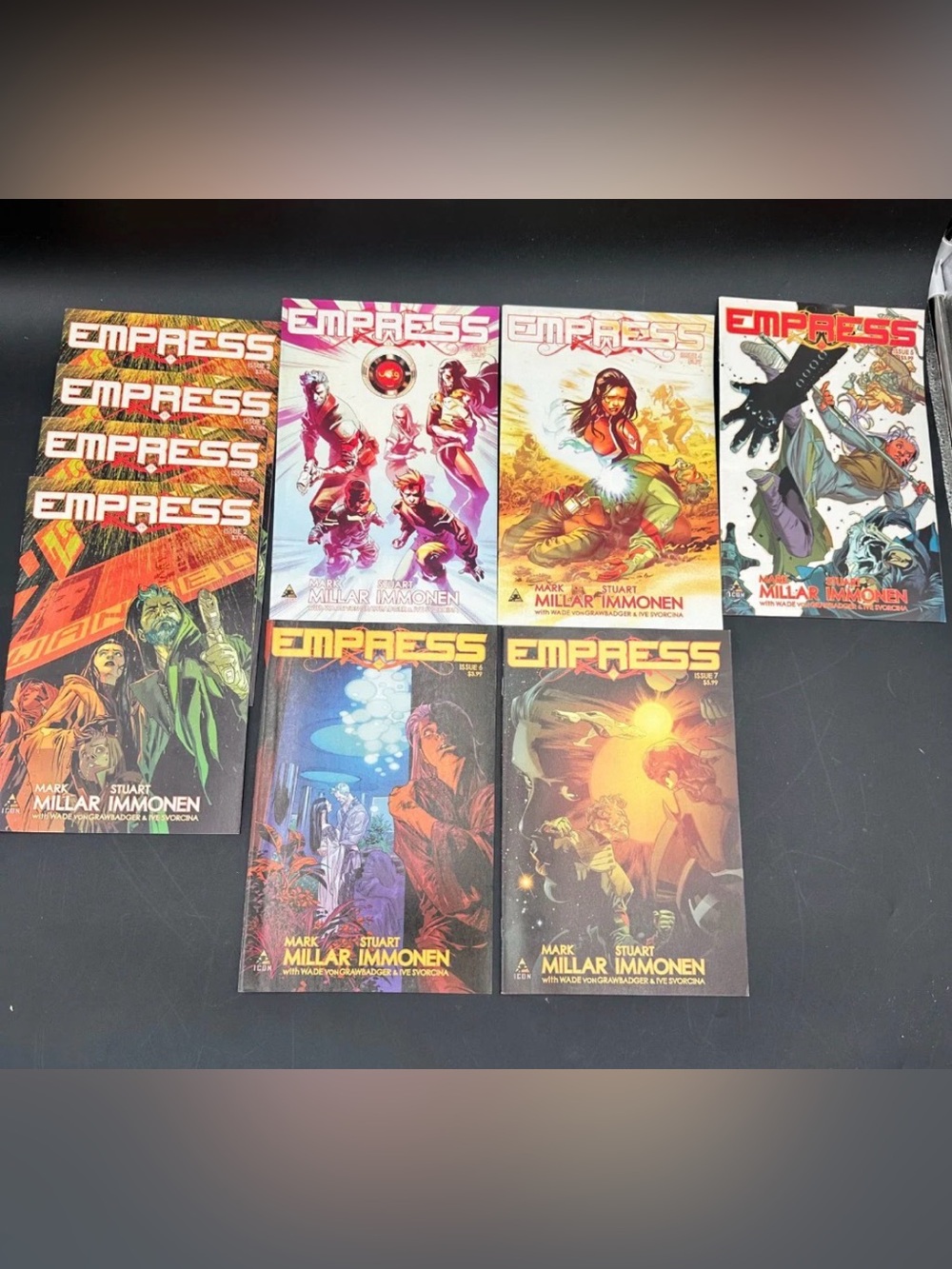 EMPRESS (2016 Icon) #2-7 Run + 3 Extra Copies of Issue #2 (9 Comics Total
